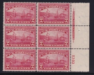 372 F-VF OG mint never hinged plate block with nice color ! see pic ! - Picture 1 of 1