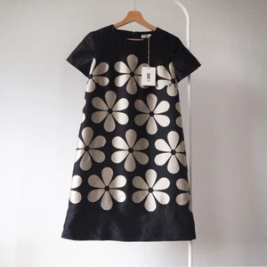 Orla Kiely wool silk giant snowdrop tunic dress retro romantic designer XS (k1) - Picture 1 of 7