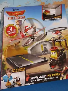 DISNEY PLANES RIPLASH FLYERS RIP N RESCUE HEADQUARTERS PLAY SET ***BRAND NEW*** - Picture 1 of 12