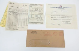 1E Vintage ESSO Fuel Oil Pennsylvania Letterhead Letter Bills Envelope 1946 - Picture 1 of 5