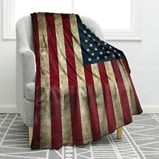  Blanket USA Flag Soft Warm Throw Print Blanket for Couch 50"x60" American Flag