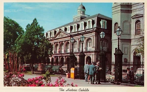 Cartolina d'epoca New Orleans Cabildo Jackson Square LA - Foto 1 di 2