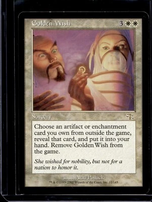 1 x Golden Wish - Judgment - Light Play - MTG - Image 1 of 2