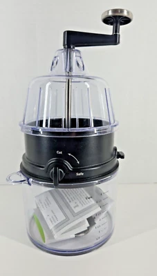 Cuisinart Food Vegetable Fruit Spiralizer Hand Crank 3 Cutting Options 4 Cup - Image 1 of 3