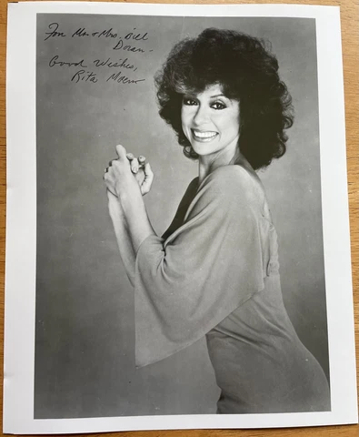 "West Side Story" Actress Rita Moreno Autographed Photo Cover
