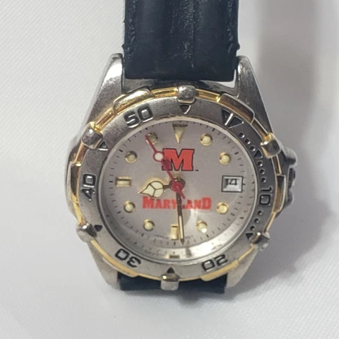 University of Maryland Women's water resistant watch, needs battery Cover