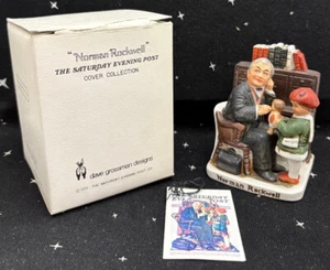 Vintage Dave Grossman Norman Rockwell Mini Figur "Doctor & The Doll" 1979 mit Box 3" - Bild 1 von 9