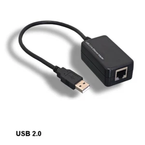 KNTK USB 2.0 Type A to Ethernet Adapter 10/100 Mbps RJ45 LAN Network PC Internet - Picture 1 of 1