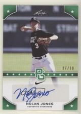 2015 Leaf Perfect Game National Showcase Green /10 Nolan Jones #PG-NJ1 Auto