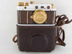 Cámara rusa vintage Leica-II(D) Das Reich Segunda Guerra Mundial + lente Leitz Elmar EXCELENTE - Imagen 1 de 11