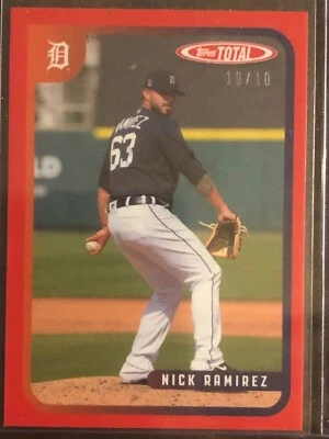 2020 Topps Total #765 Nick Ramirez Detroit Tigers 10/10 - Image 1 of 2