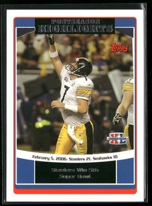 2006 Topps #310 Pittsburgh Steelers - Foto 1 di 2
