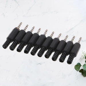 10 Stück Kopfhörer Stecker Audio Klinke Kabel Löten Typ Ersatz Reparatur - Bild 1 von 11