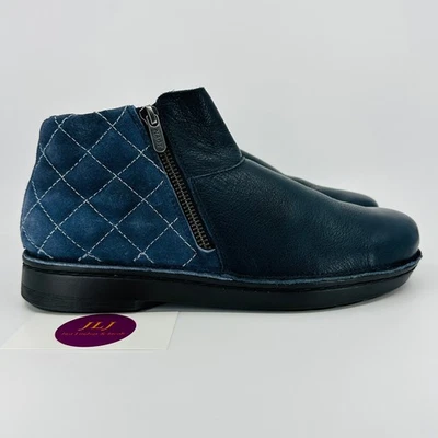 Botines acolchados de gamuza de cuero azul sintra Naot para mujer talla 39 EU/8 EE. UU. Foto 1 de 4