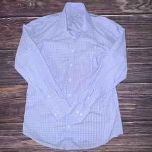 Twillory Hemd 16 34/35 Herren Große Knopfleiste Tailored Fit Gingham Kariert - Bild 1 von 10
