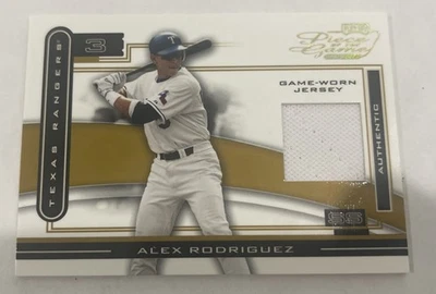 2003 Playoff Piece of the Game Alex Rodriguez #POG-8 Jersey 05/50 Rangers Yankee - Image 1 of 4