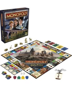 Monopoly HARRY POTTER Edition Table Top Board Game 2024 BRAND NEW FACTORY SEALED - Picture 1 of 18