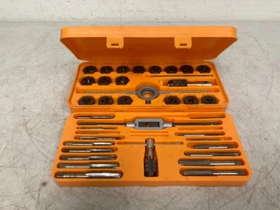 Conjunto de torneiras e matrizes vintage 40 peças – Kit de ferramentas manuais de aço - Imagem 1 de 4