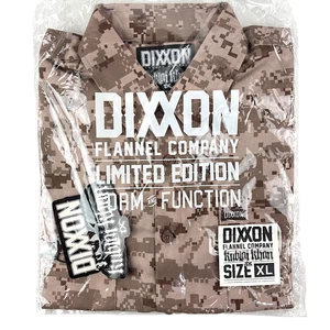 DIXXON Flannel x Kublai Khan TX Men’s XL Digital Camo Button Band Shirt - Picture 1 of 12