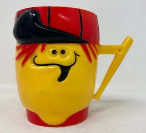 Vintage Pillsbury Funny Face Mug Lefty Lemon Advertising Plastic Cup - Picture 1 of 4