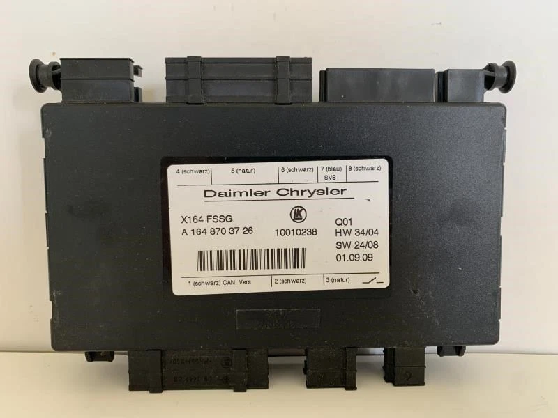 Computadora de control de asiento de tercera fila Mercedes-Benz GL450 2009-2012 1648703726 Foto 1 de 4