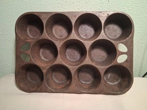 Vintage Griswold/WagnerWare 11 Tassen Gusseisen Popover Muffinform - USA - Bild 1 von 6