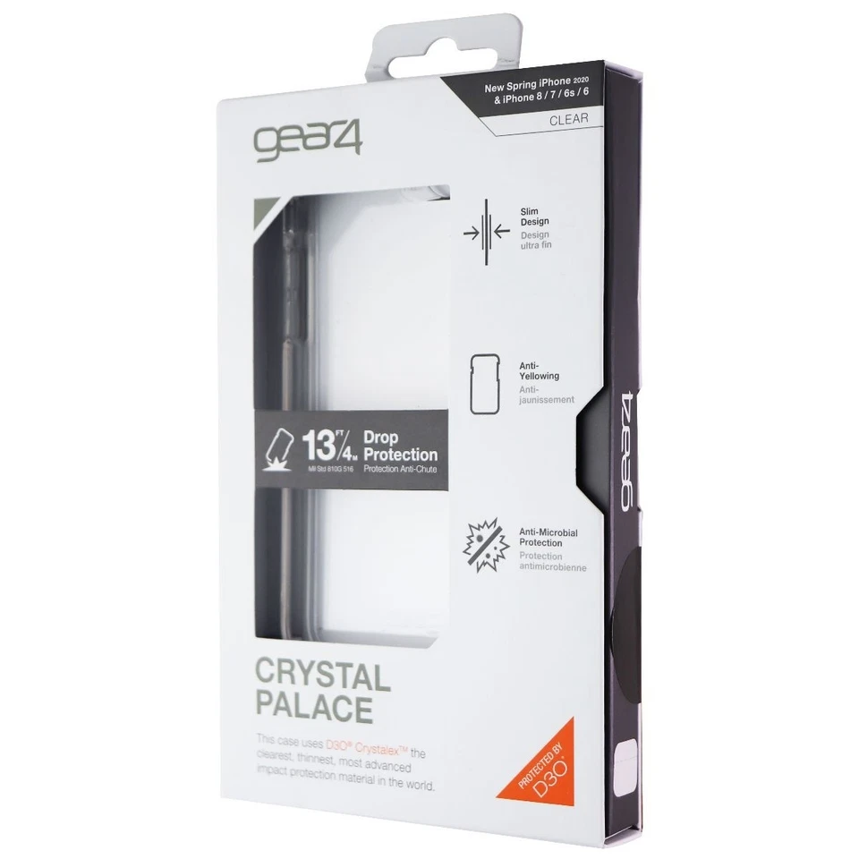 Funda ZAGG Crystal Palace Series para Apple iPhone SE (2ª Generación) y 8/7 - Transparente Foto 1 de 3