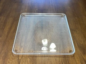 Square 12.5" x 13.375" Thick Glass Dish Plate for Commercial Microwave Ovens - Picture 1 of 10