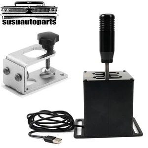 USB PC H Gear Shifter 7+R Sim Racing Game For Logitech G29 G27 G25 Thrustmaster - Picture 1 of 14