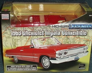 CLASSIC METAL WORKS 1963 CHEVY IMPALA CONVERT ASSEMBLY KIT 1/24 SKILL LEVEL 2 - Picture 1 of 11
