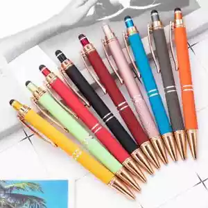 Touch Pen Kugelschreiber mit Persönlicher Gravur  Kuli  Druckkugelschreiber - Bild 1 von 25