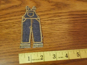 Paar Overalls Bügelbild Patch, glitzernd!  Neu! - Bild 1 von 2