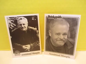 Booksmith Author Trading Cards set of two ARMISTEAD MAUPIN #s 476 + 1054 - Picture 1 of 6