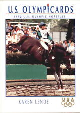 1992 Impel U.S. Olympic Hopefuls Multi-Sport Card #41 Karen Lende/Equestrian