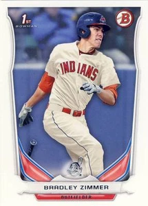 (50) 2014 Bowman Draft Picks BRADLEY ZIMMER Rookie Card LOT #DP17 Indians - Picture 1 of 1