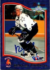Daniel Cleary autographed Hockey Card Belleville Bulls 1998 Bowman CHL Stars #2