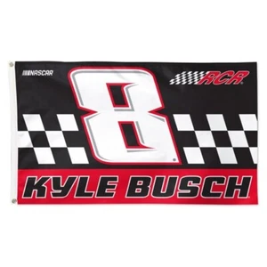 Kyle Busch #8 Nascar Car Racing 3x5 FT Team Flag Wall Decore Banner - Picture 1 of 1