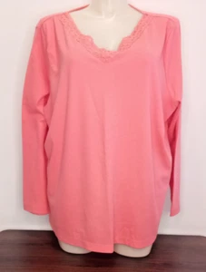 White Stag Coral LSTee Shirt , Plus sz 26/28 - Picture 1 of 3