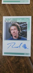 2022 RITTENHOUSE STAR TREK TNG INSCRIPTIONS AUTO CARD RICHARD COX KYRIL FINN - Picture 1 of 1
