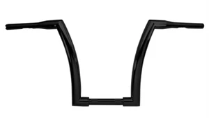 Black Hefty 1 1/2" x 12" Fat Ape Hangar Handlebars For Harley Dyna FXD 40126 - Picture 1 of 2