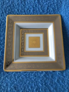 TRINKET DISH / TRAY Rosenthal Classic Germany Porcelain 5.25" Square Gold - Picture 1 of 2