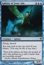 *FOIL* Sphinx of Jwar Isle 1x MtG Zendikar ENGLISH SP/NM