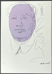 ANDY WARHOL * Mao Zedong * signed lithograph * limited # 121/125 - Picture 1 of 9