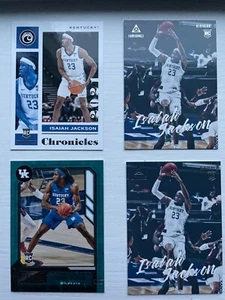 Isaiah Jackson Rookie Lot Of 4 Panini Chronicles Rookies 2021 Kentucky - Picture 1 of 1