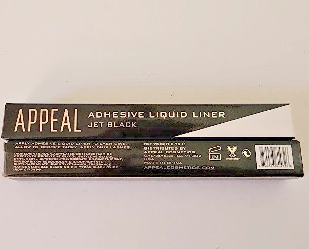 Appeal Adhesive Liquid Liner Eyelash Glue Eyeliner in Black Full Sz .7g