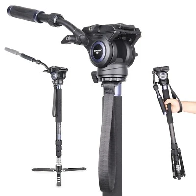 INNOREL VM75CK Professional Carbon Fiber Video Monopod for DSLR Camcorders - Image 1 of 4