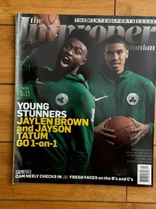 Improper Bostonian Magazine 1st Co-Cover Jayson Tatum Jaylen Brown Celtics 🏆🏆 - Picture 1 of 3