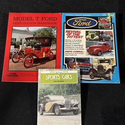 Винтажный автомобиль мастерской книга лот x 3 Petersen, восстановление, спортивные автомобили - комплект - Изображение 1 из 4
