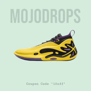 Li-Ning Way of Wade 11 Gold & Purple ABAU049-7 - Picture 1 of 8