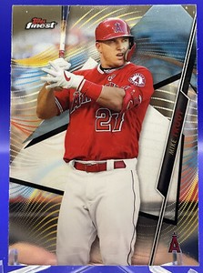 2020 Topps Finest #1 Mike Trout Los Angeles Angels